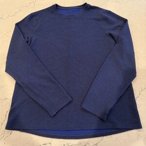 Lululemon Shift Stitch Crew - Heathered Night Sea